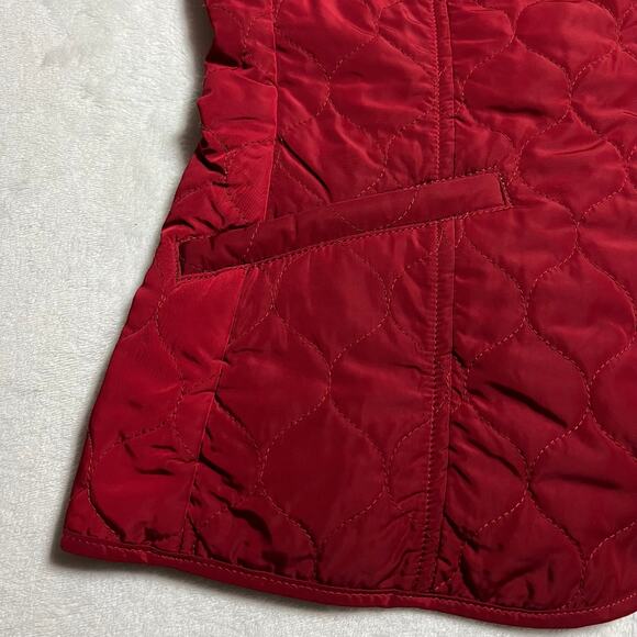 Talbots Quilted Zip Up Vest Size Small Outdoors Lightweight Warm Casual - Picture 5 of 9
